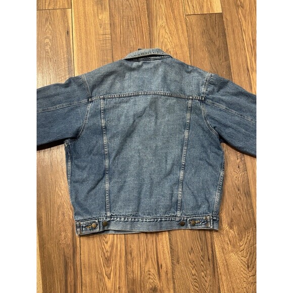 Vintage 90s U.S. Blues Traditional Blue Jean Denim Jacket Size L (SEE PICS!) - Picture 7 of 8